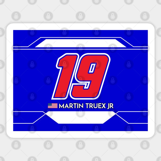 Martin Truex Jr #19 2023 NASCAR Design Sticker by AR Designs 